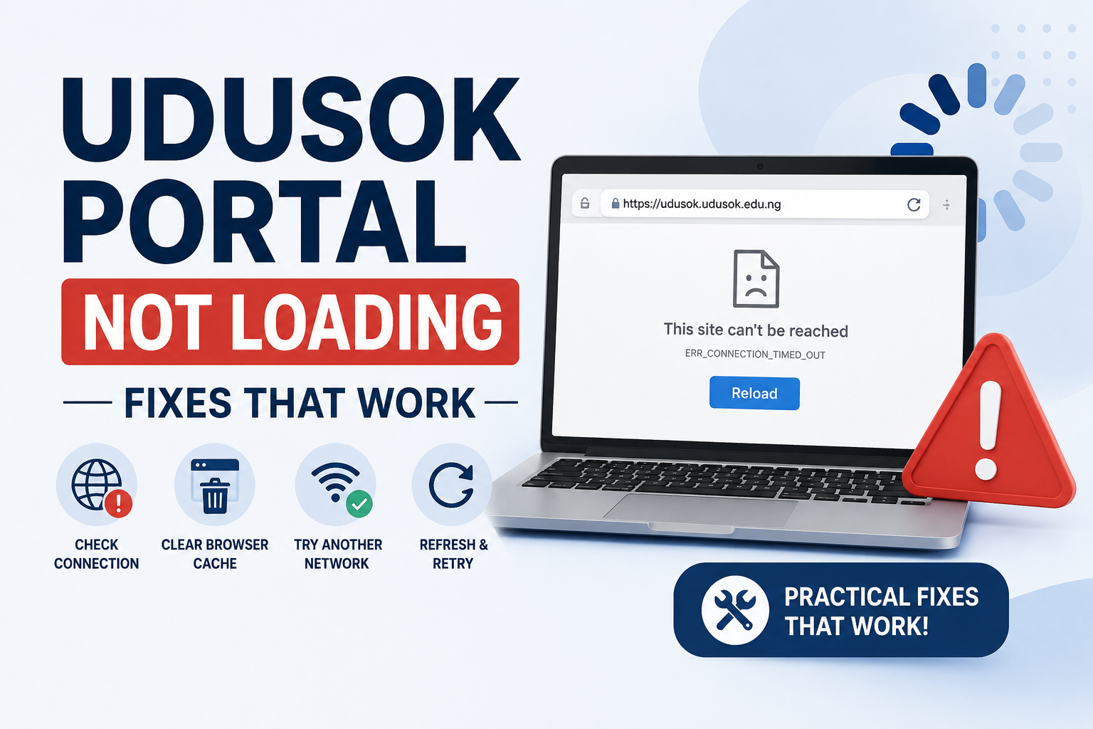 UDUSOK portal not loading fixes that work